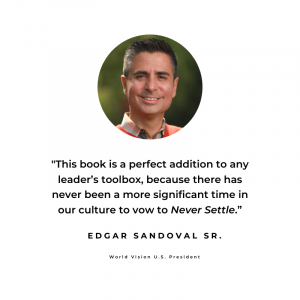 Never Settle Endorsement Edgar Sandoval